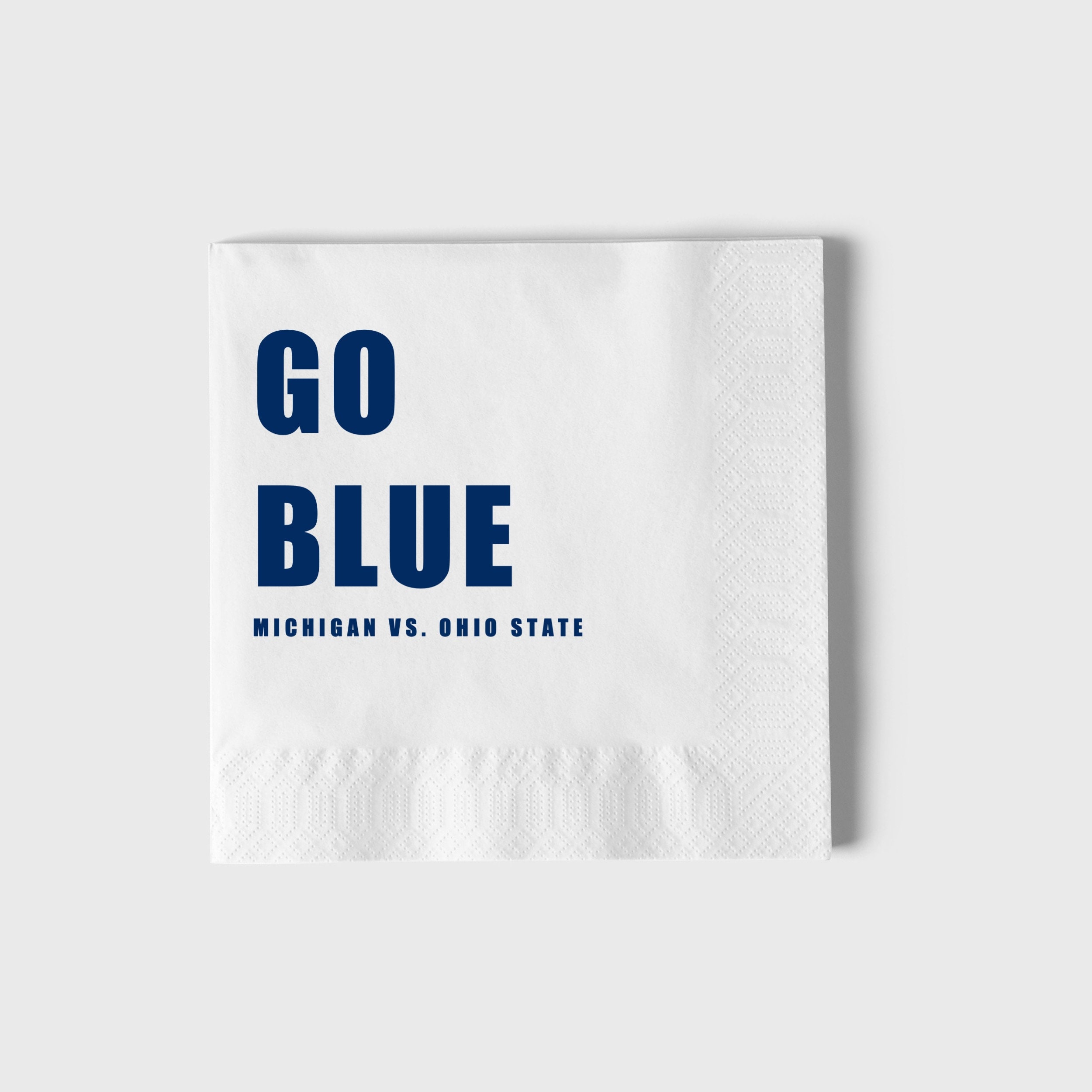 Custom Game Day Napkins, Michigan State Napkins, Custom Tailgate Napkins, College Football Napkins, Michigan State Football Napkins