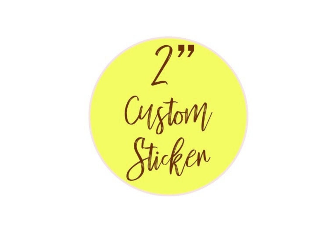 Custom Sticker, Personalized Sticker, 2