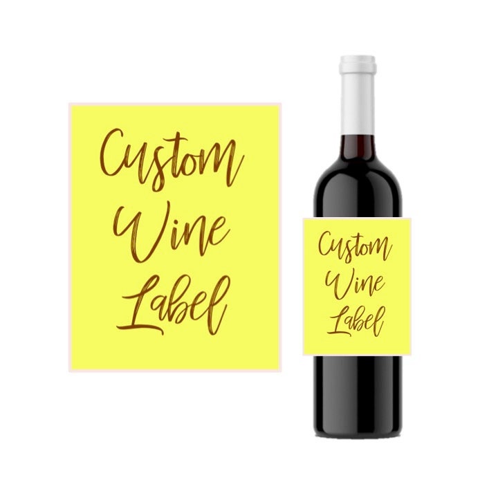 Custom Wine Label, Personalized wine label, weatherproof label, custom gift, custom wine sticker, custom wine bottle