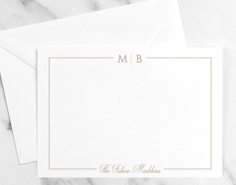 PRINTED Engagement Stationery, Personalized Notecards, thank you card, thank you notes, engagement thank you notes, engagement party gift