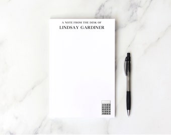 Accountant Notepad, Banker Notepad, Teacher Notepad, Graduation Gift