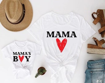Kids Valentine's Day Shirt • Mama and Mama's Boy Matching Shirt Set • Boy Valentine Shirt • Mommy and Me Valentines Shirt • Girl Valentine