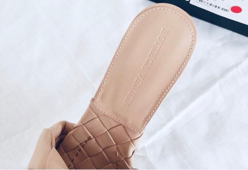 Bottega Veneta Lido Mules Leather High-Heel Sandals BV | Etsy