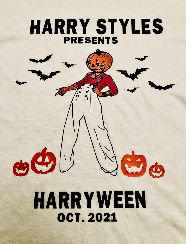 Harry Styles Harryween 2021 Tshirt. Harry Styles Halloween Etsy