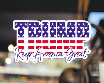 Keep America Great Window Decal - Trump 2020