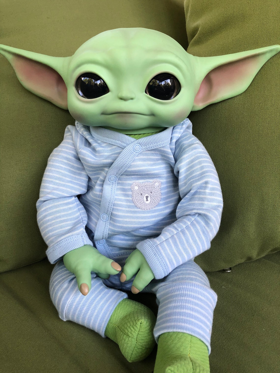 The Child doll Reborn Baby Yoda Doll Alien baby doll Etsy