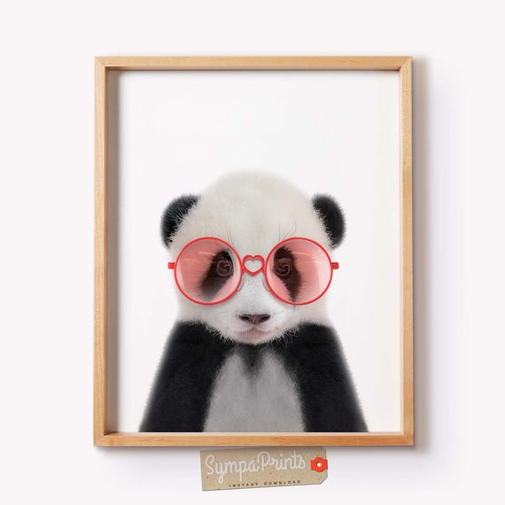 Cute Kids Glasses Case Hard Panda Portable Hard Case For