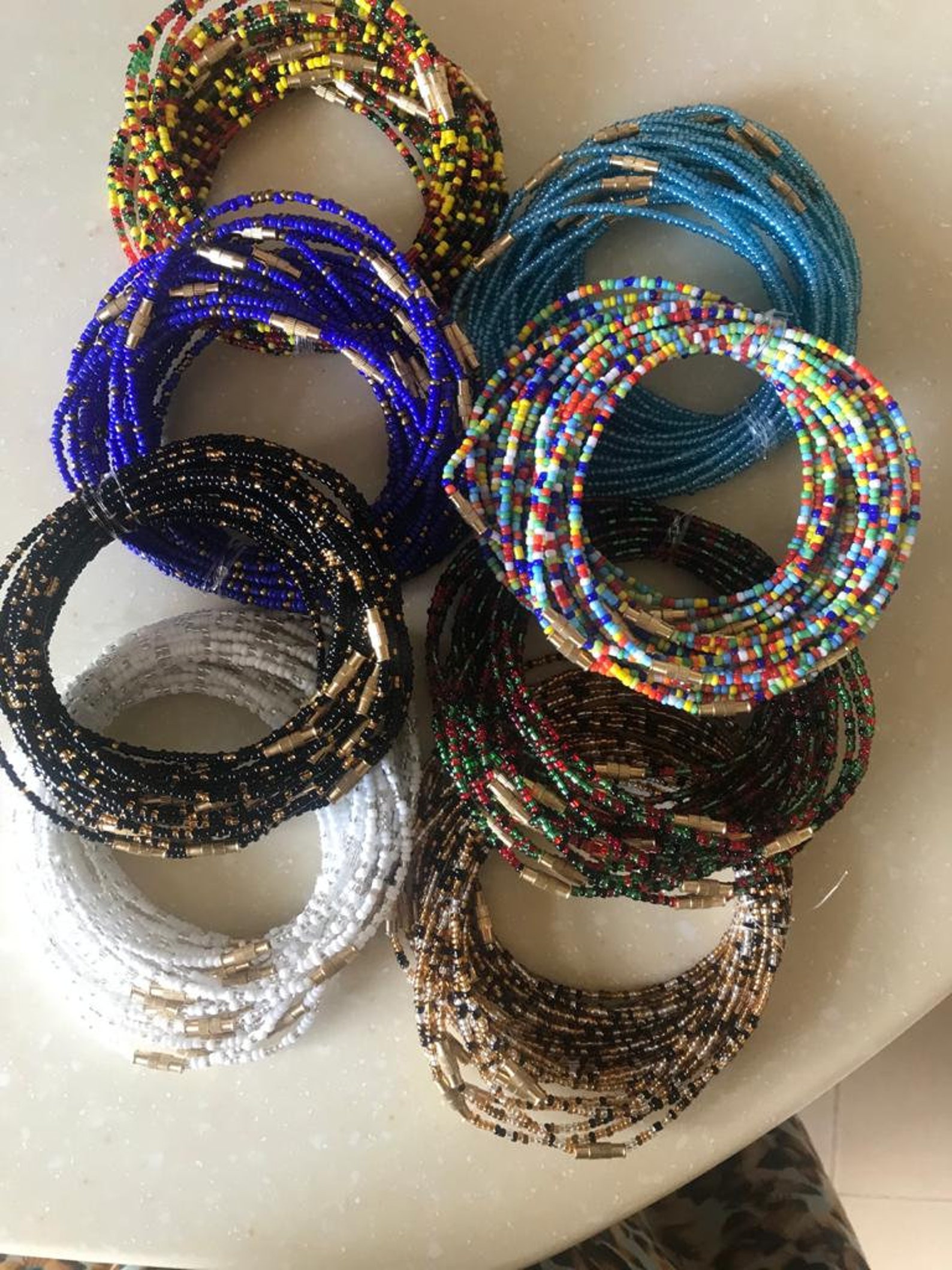 Multi Color Anklets Anklets African Jewelry African Etsy