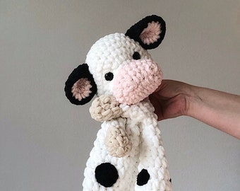 Cow Snuggler | Cow Lovey | Crochet Cow