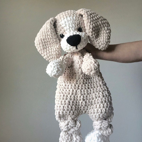 Extra Large Puppy Snuggler | Extra Large Puppy Lovey | Crochet Puppy