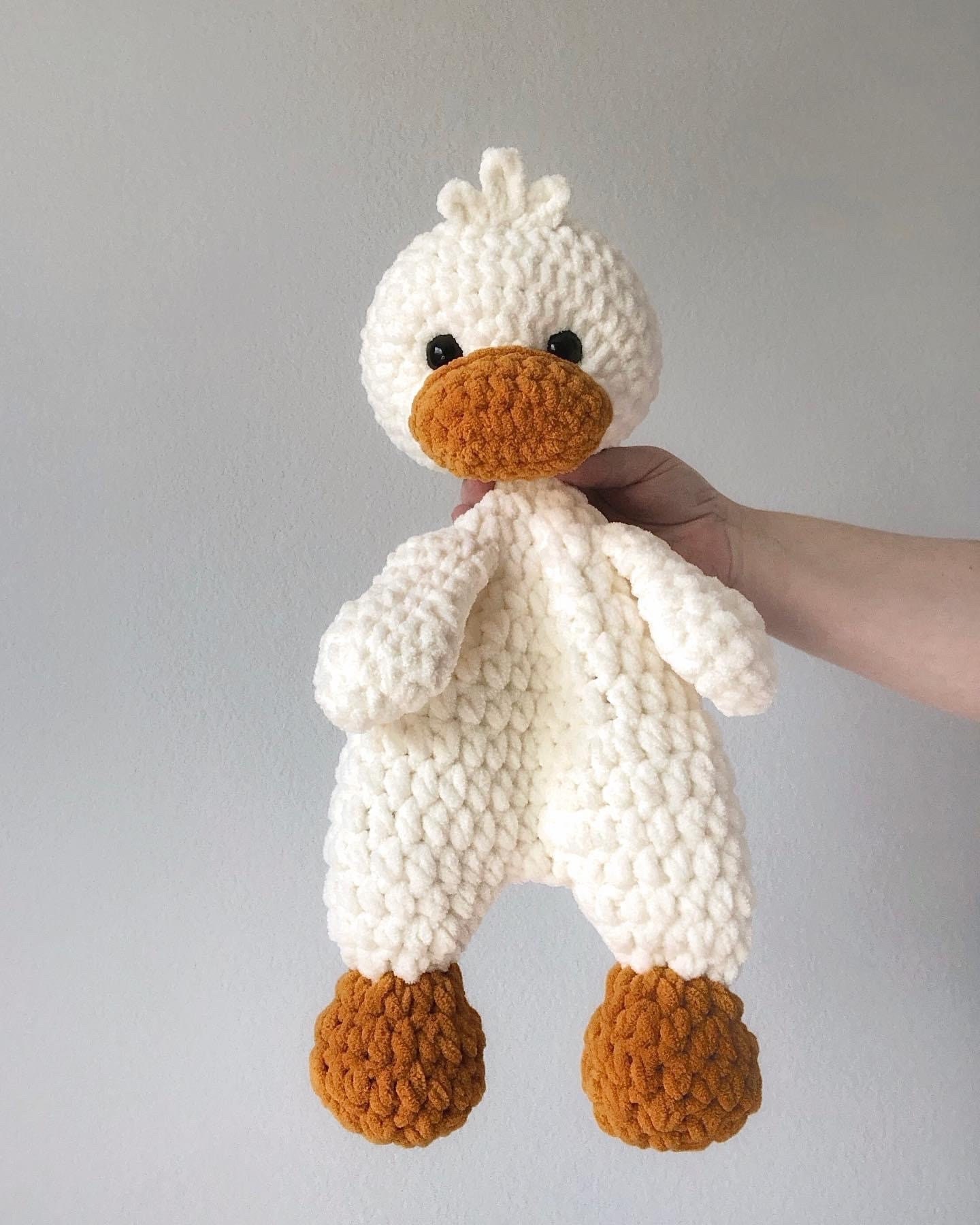 Duck Snuggler | Duck Lovey | Crochet Ducky
