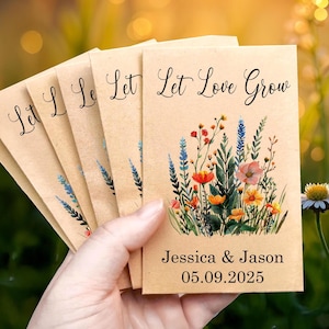 Eco-Friendly Wedding Favors for Guests in Bulk – Let Love Grow with Seeds of Love – Perfect for Bridal Shower Favors