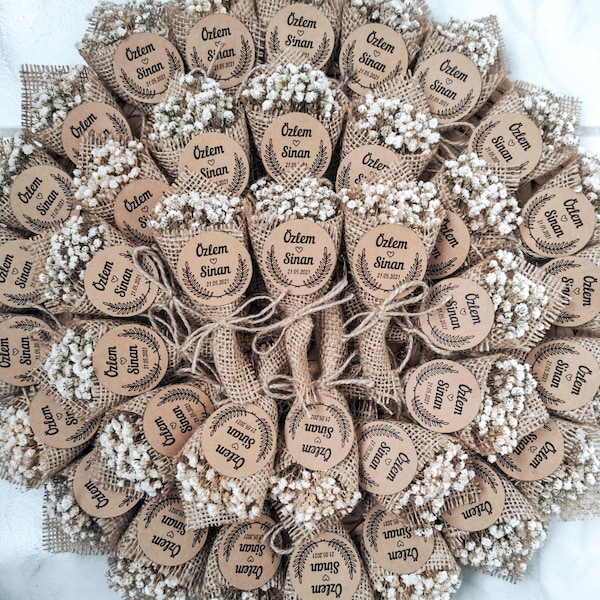 Flower Wedding Favors For Guests In Bulk, Magnet Bridal Shower Favors