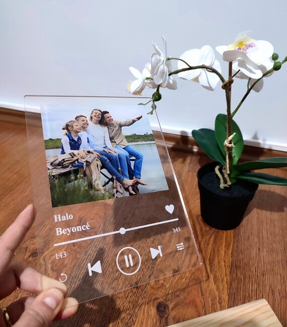 spotify song plaque spotify glass album cover