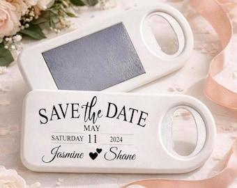 Ouvre-bouteille, aimant « Save The Date »