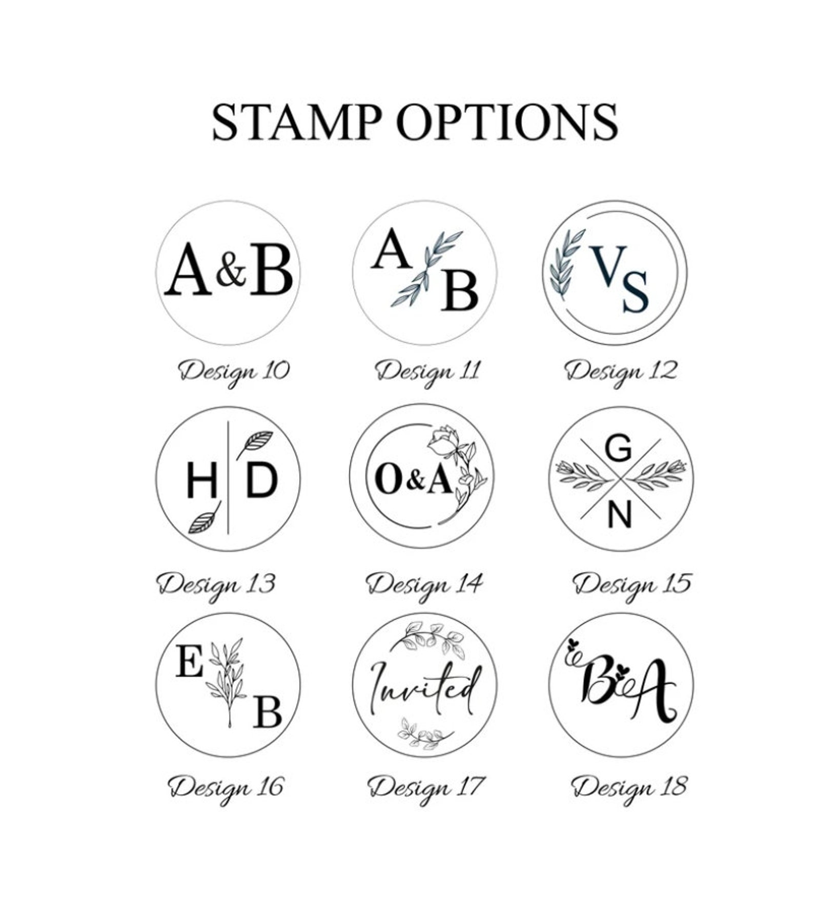 Adhesive Wax Seal Stickers Wedding Seals Wedding Stamp Etsy