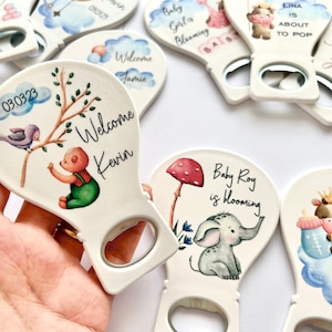 Baby Shower Magnet Bottle Opener Favors: Girl or Boy, Bulk