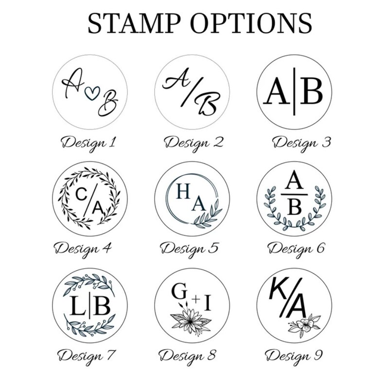 Adhesive Wax Seal Stickers Wedding Seals Wedding Stamp Etsy