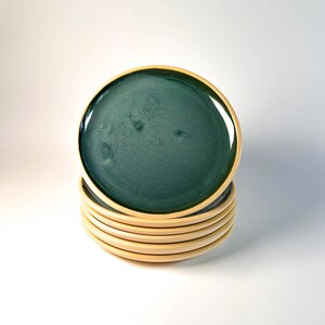 Moss Green Side Plates