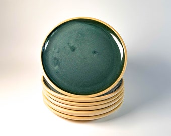 Moss Green Side Plates