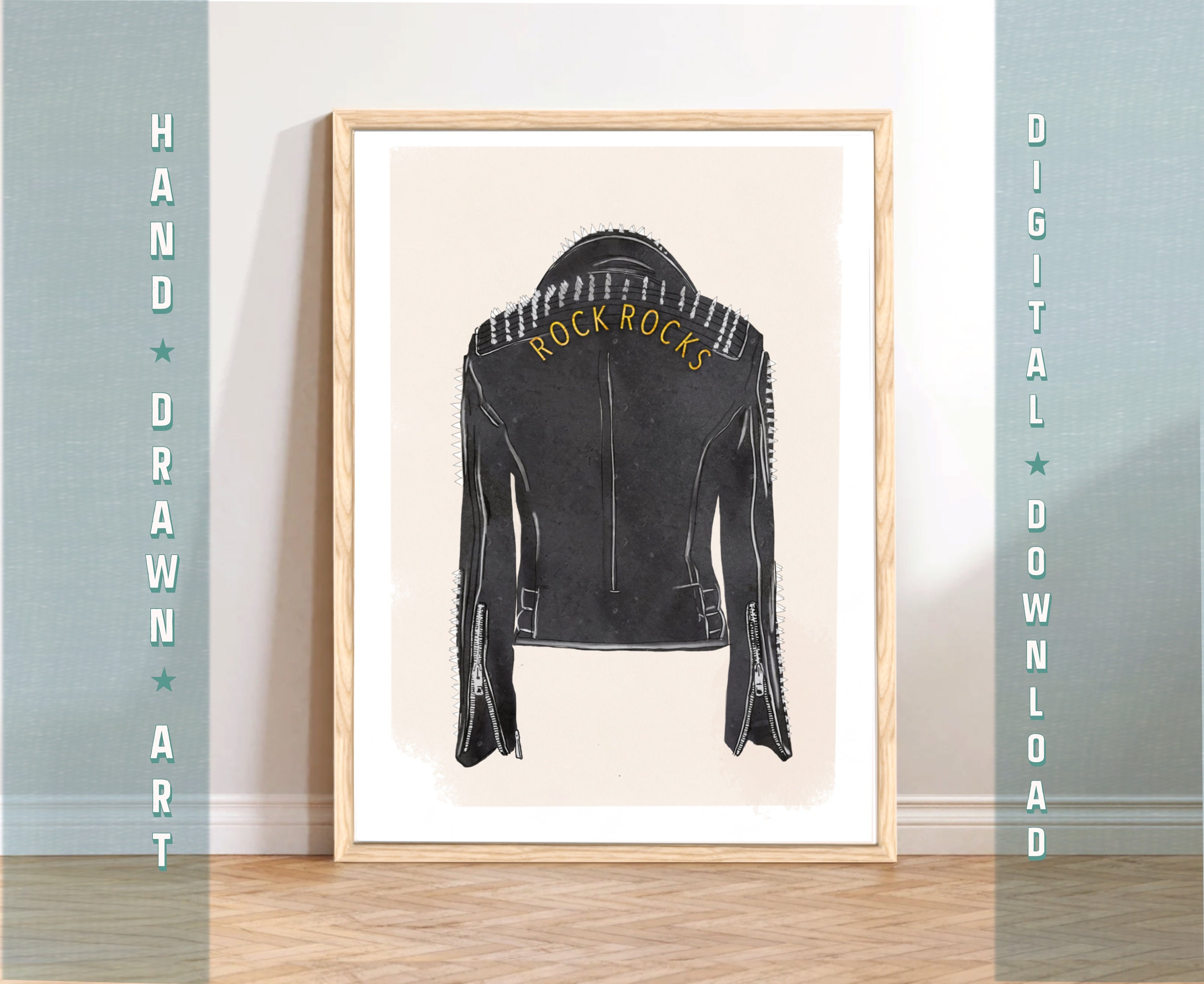 Rock n roll store leather jacket