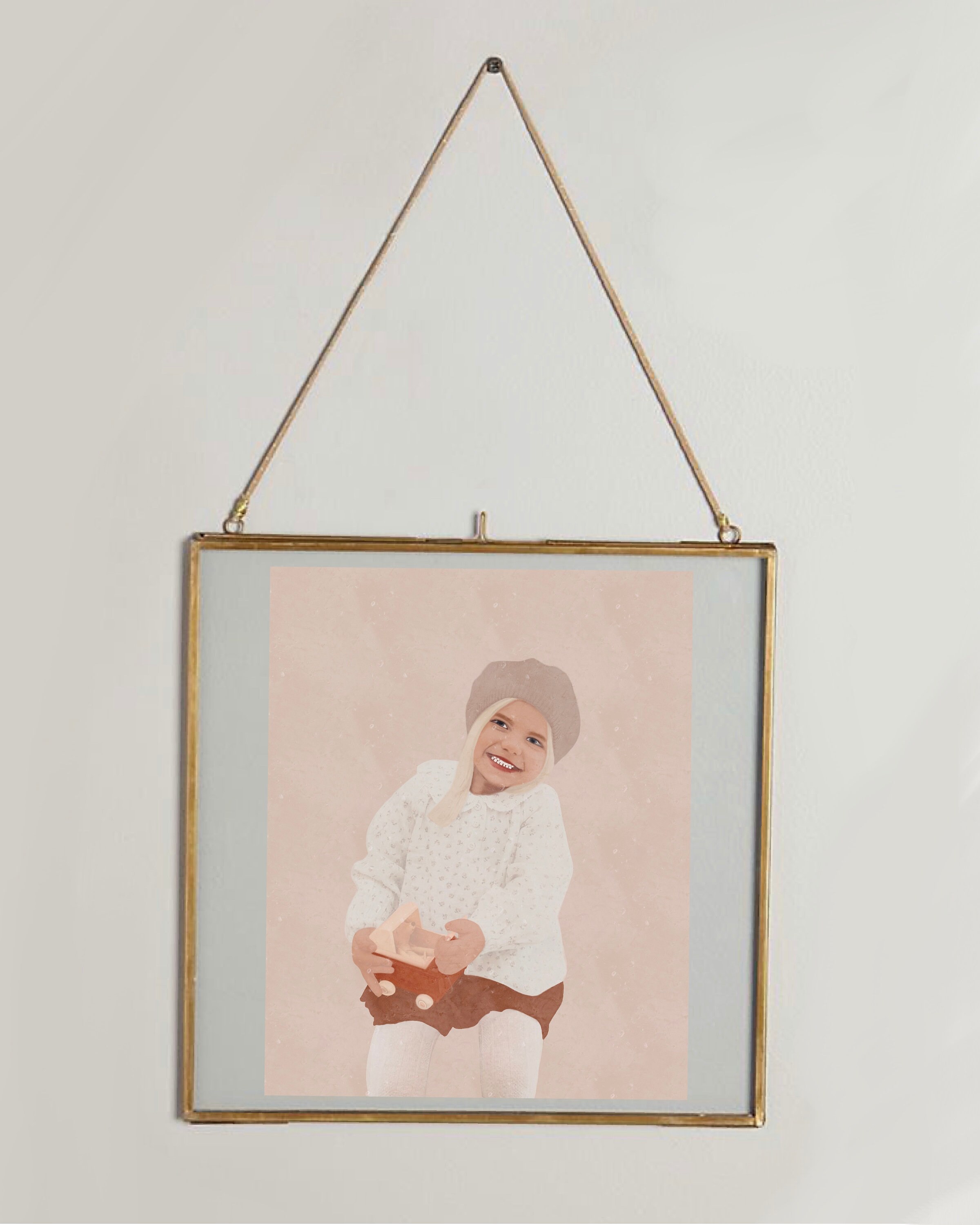 Custom personalised portrait print wall art decor Etsy