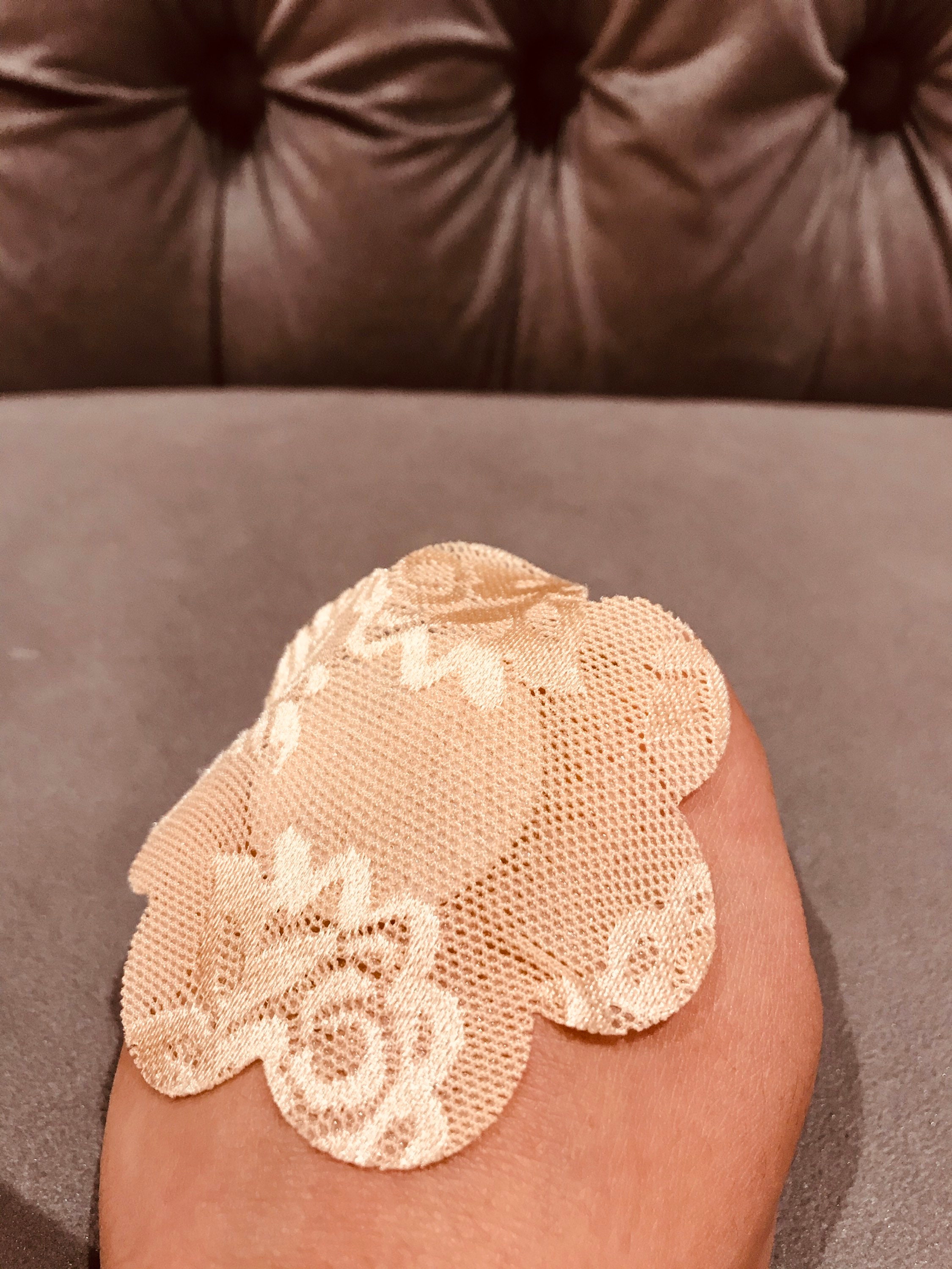 Seethrough lace disposable nipple stickers. 4 pairs. Smooth Etsy