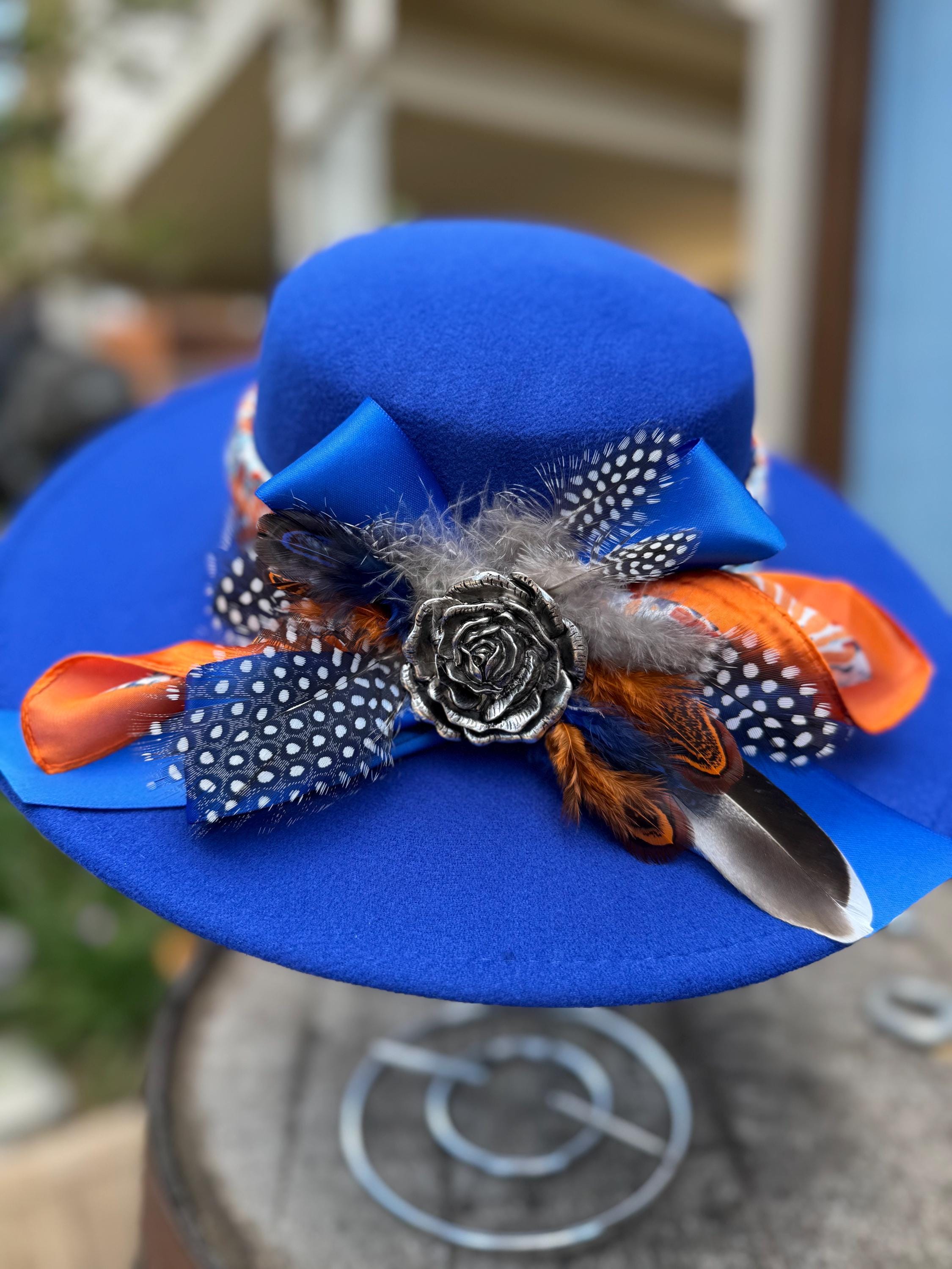 Royal Blue Fedora - Etsy display picture 1