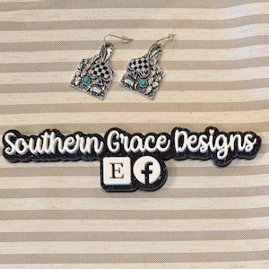 Western Kuh Anhänger Silber