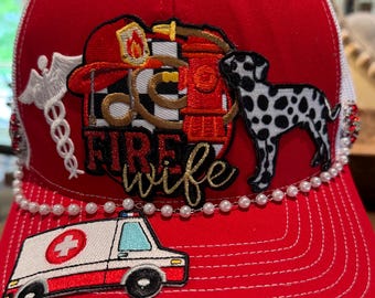 Richardson Trucker Hat in Fire Wife theme