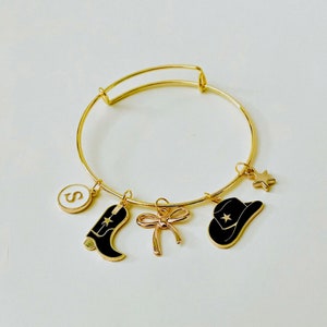 Pulsera de encanto de vaquera I Pulsera de encanto personalizada I Diseña tu propia pulsera de encanto I Pulsera inicial