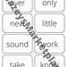 Fry’s Second 100 Sight Words I Sight Words I Printable Word Flash Cards ...