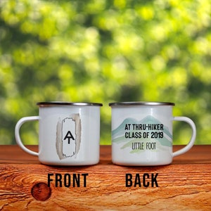 Customizable AT Thruhiker Watercolor Mug