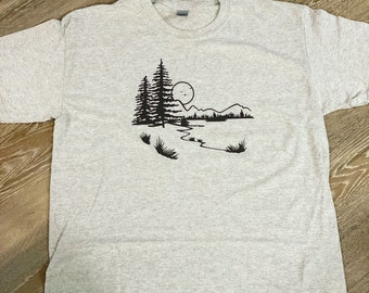 Camiseta Mountainscape/Outdoor