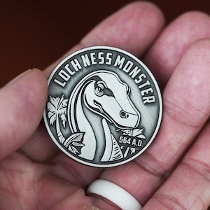 Loch Ness Monster Urban Legend Challenge Coin