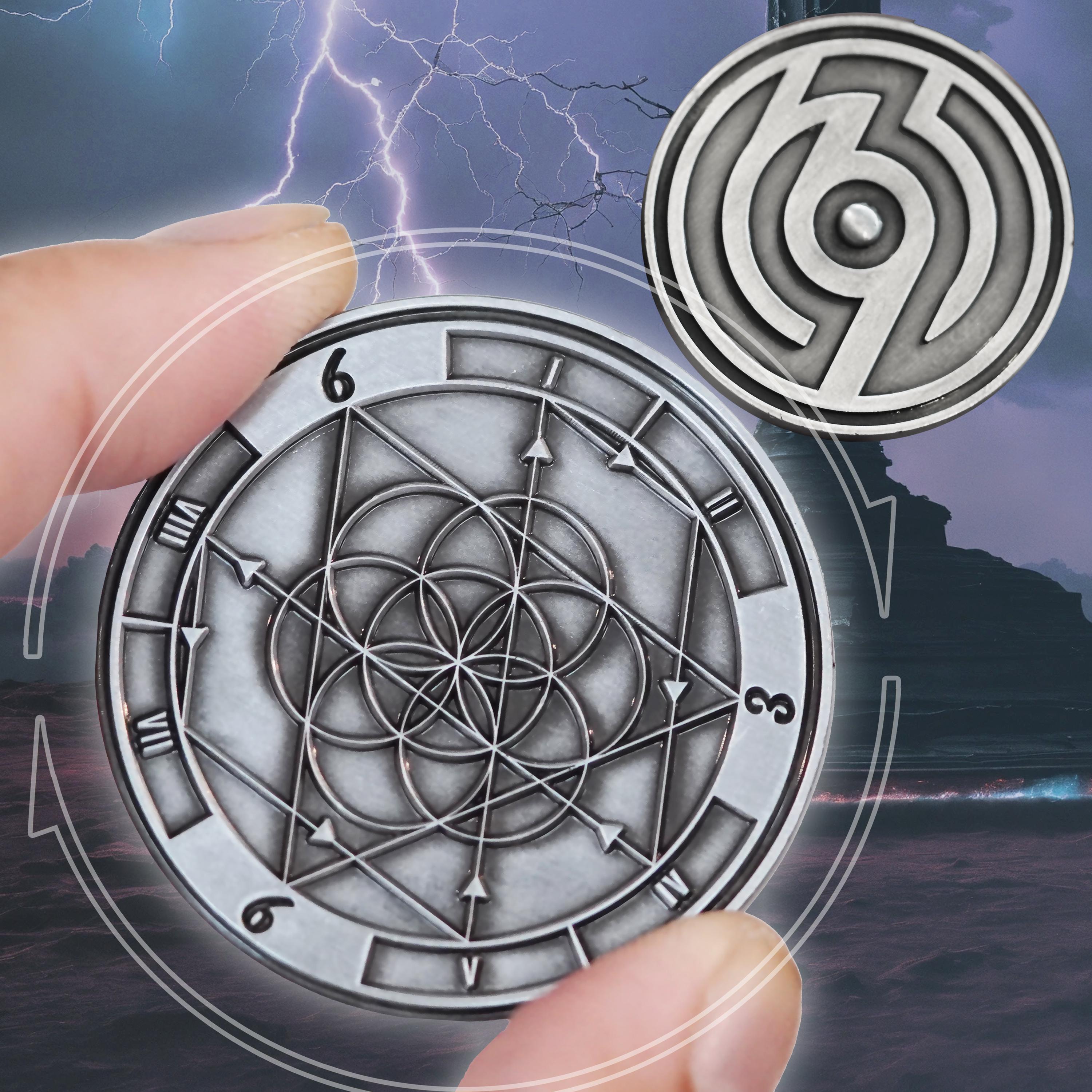 369回転マニフェストツール、ニコラ・テスラによる宇宙への鍵コイン