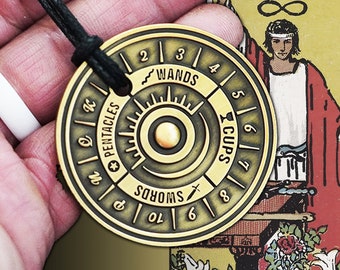 Tarot Coin – Tarot Cards Replacement | Spinning Divination & Fortune Telling Tool, Psychic Reading Spiritual Gift 78 Major Minor Arcana Deck