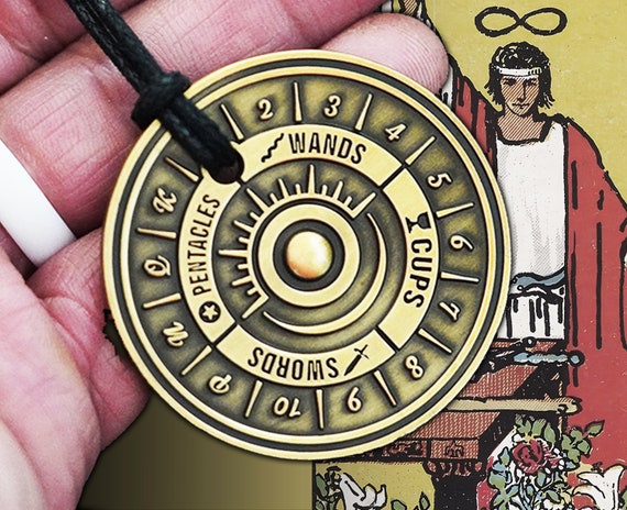 Unique Tarot Deck Coin, Fully Functional Spinning Tarot Coin