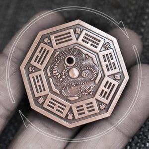 Pièce de monnaie IChing, 1er outil de divination IChing qui fonctionne au monde, pièce de collier de bijoux, *cuivre SOLIDE* pièce de tarot chinois, pièces de monnaie chinoises