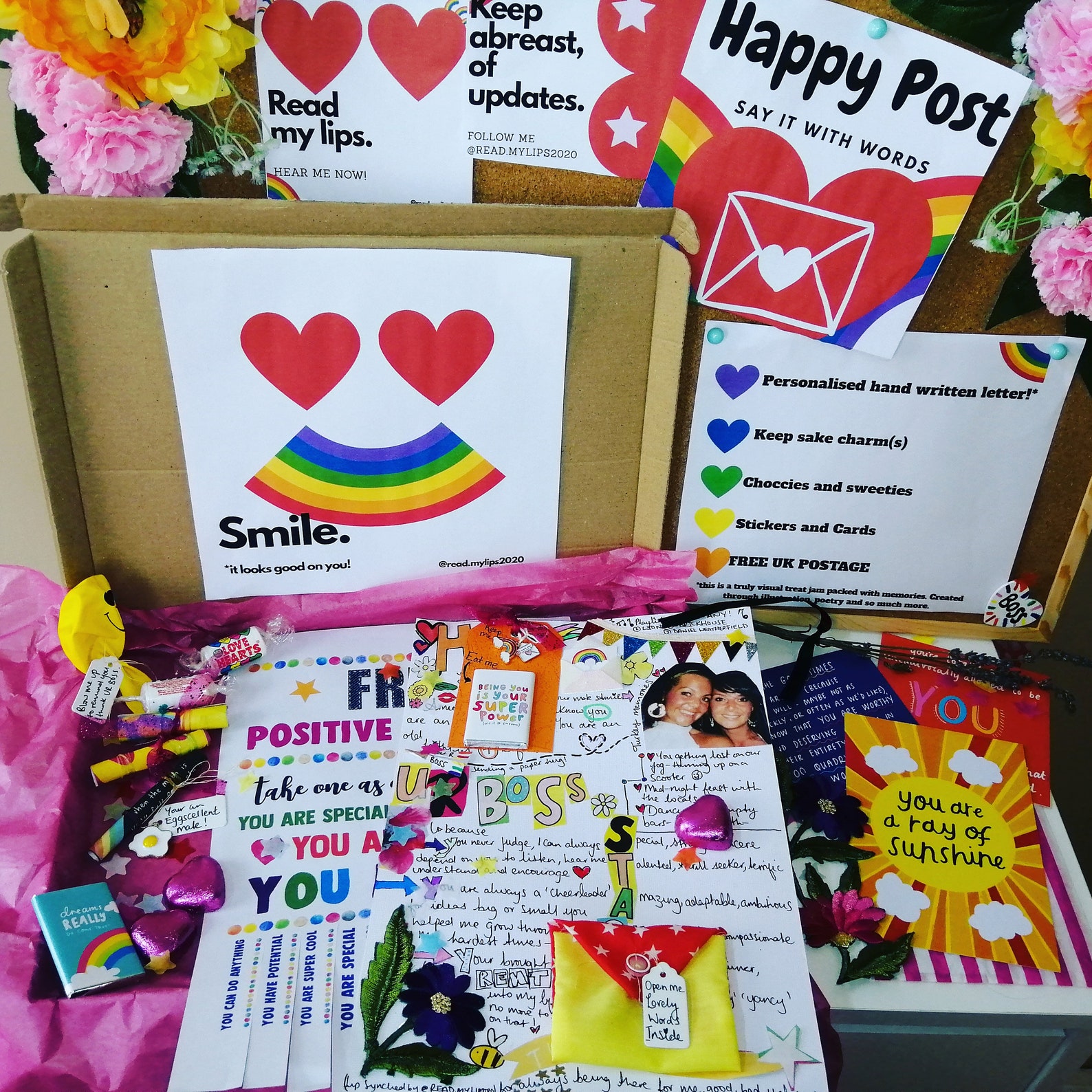 Personalised Wellbeing Gift Box motivational encouraging Etsy
