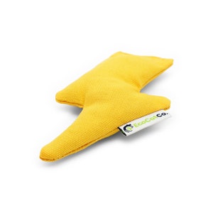Lightning Bolt Organic Catnip Toy - Eco-Friendly Cat Toys - Kitten Toy, Cat Kicker, Cat Nip Kicker Toy, Cute Cat Toy, Cat Gift, Best Cat Toy