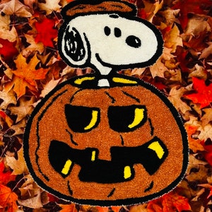 Halloween Snoopy Rug