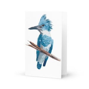Anpassbare Vogel Geburtstagskarte, Grußkarte, Karte für jeden Anlass, mit Original Aquarell Vogel Gemälde Design