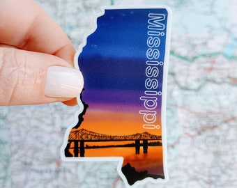 Mississippi State Sticker - Waterproof Decal