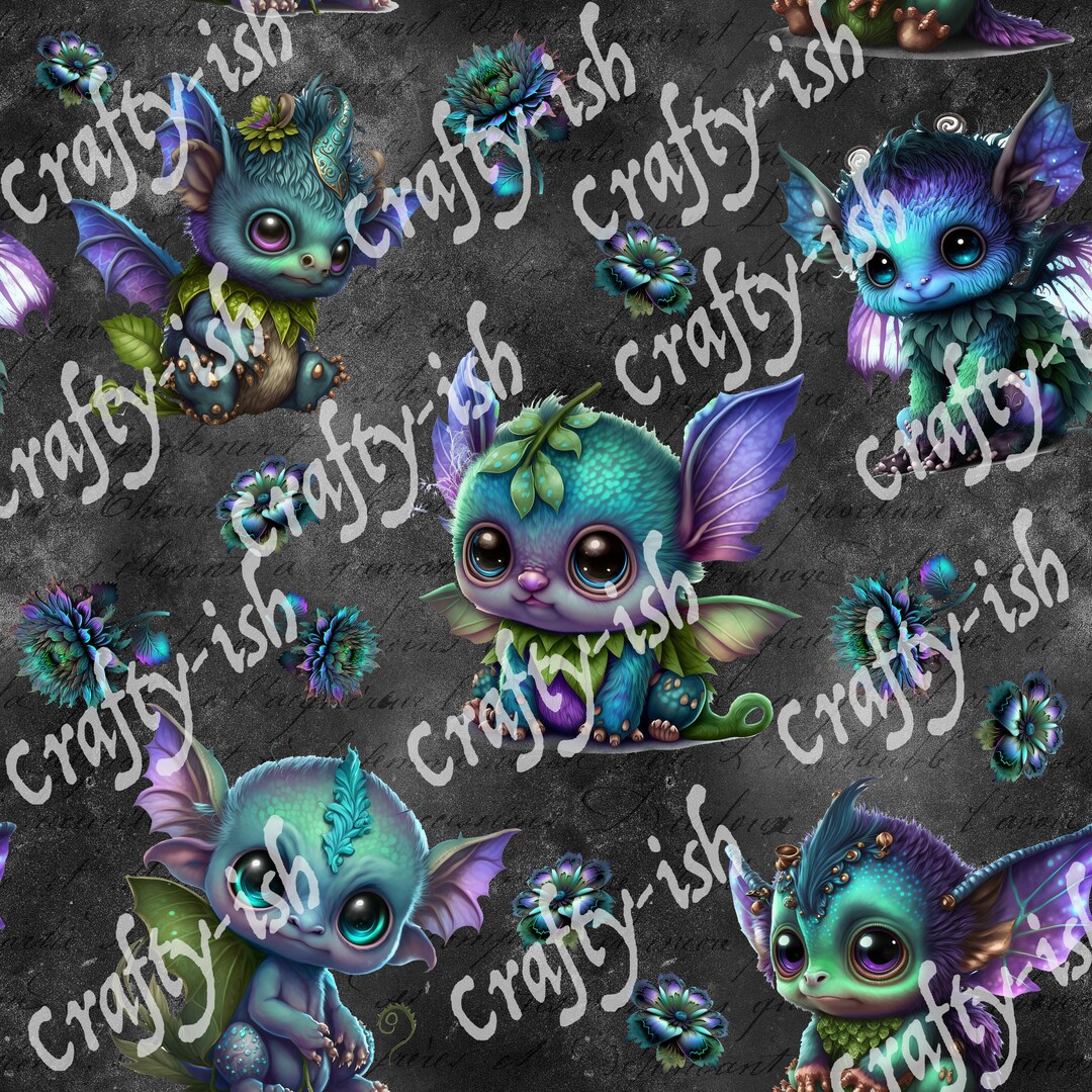 Creature Seamless File - Etsy