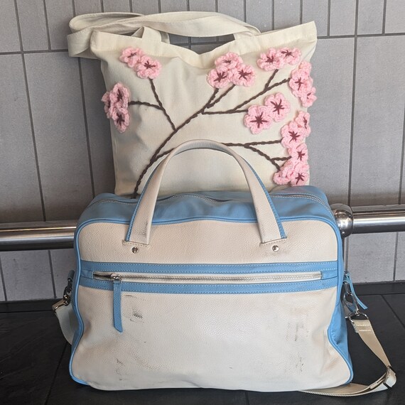 Cherry Blossom - Sakura - Handmade Floral Crochet Tote Bag - Etsy