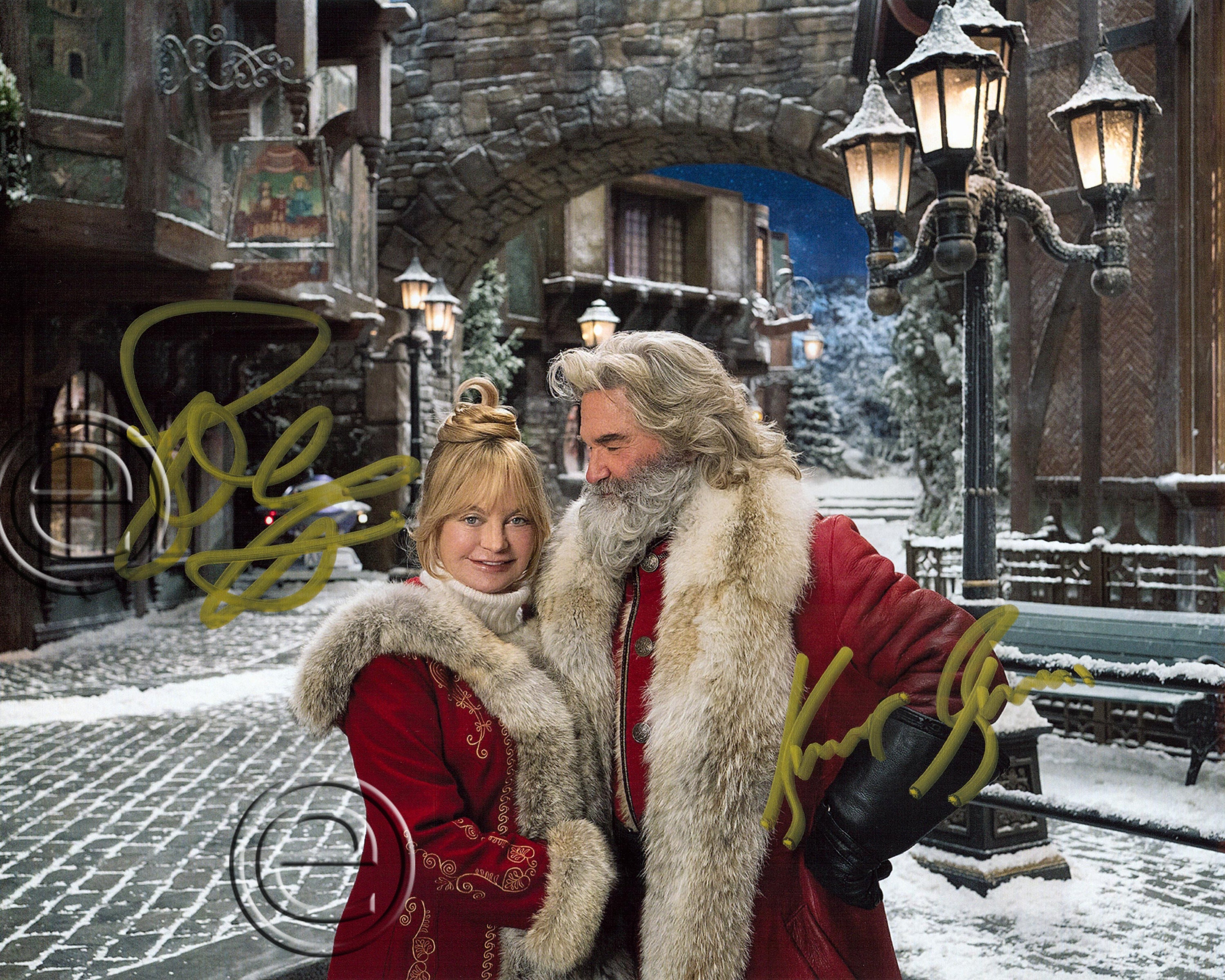 Kurt Russell Goldie Hawn The Christmas Chronicles Autographed Etsy