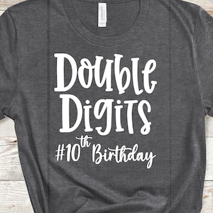 10. Geburtstag svg, lustiges Kid Design, 10 Jahre Spruch, Geburtstag Party Zitat, für Silhouette Cameo, ScanNCut, Cricut