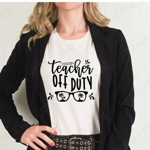 Leraar SVG, laatste dag van school SVG, einde van school SVG, vakantie shirt SVG snijden-bestanden voor de Silhouette Cameo, ScanNCut, Cricut
