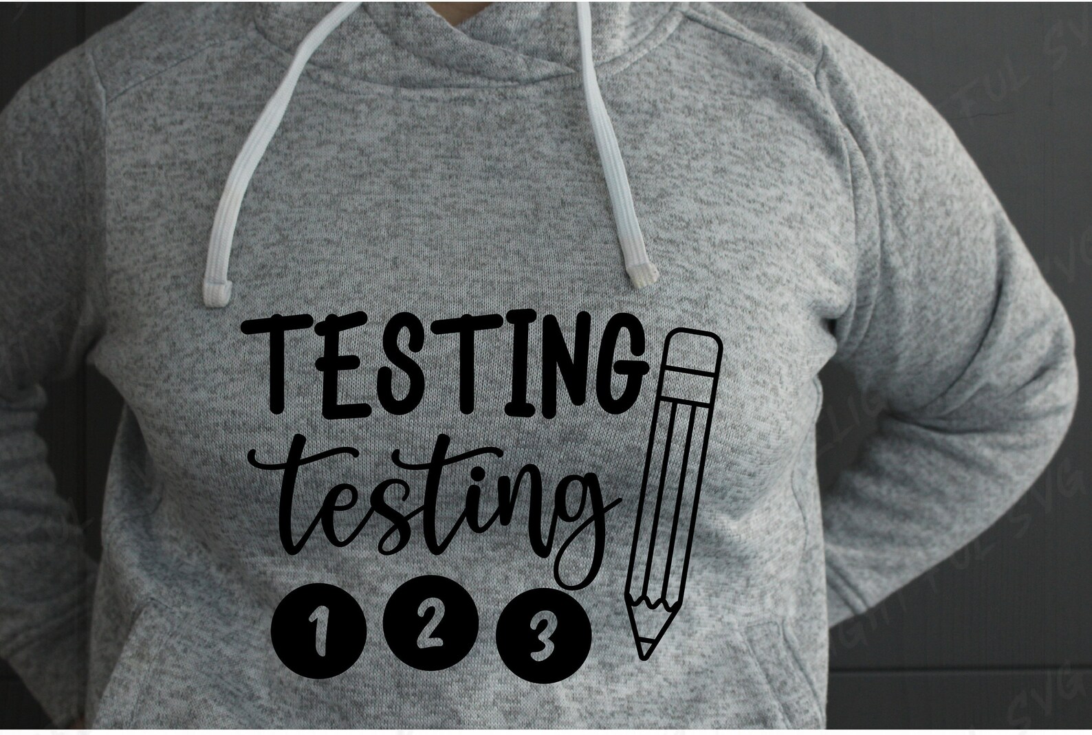 Testing 1 2 3 Test Day Svgtesting Svg Funny Teacher Svg - Etsy